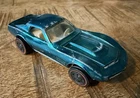 Vintage Hot Wheels 1968 Custom Corvette Aqua original USA