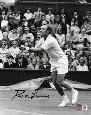Rod Laver Signed 8x10 Photo Autographed BAS Australia Tennis HOF 56