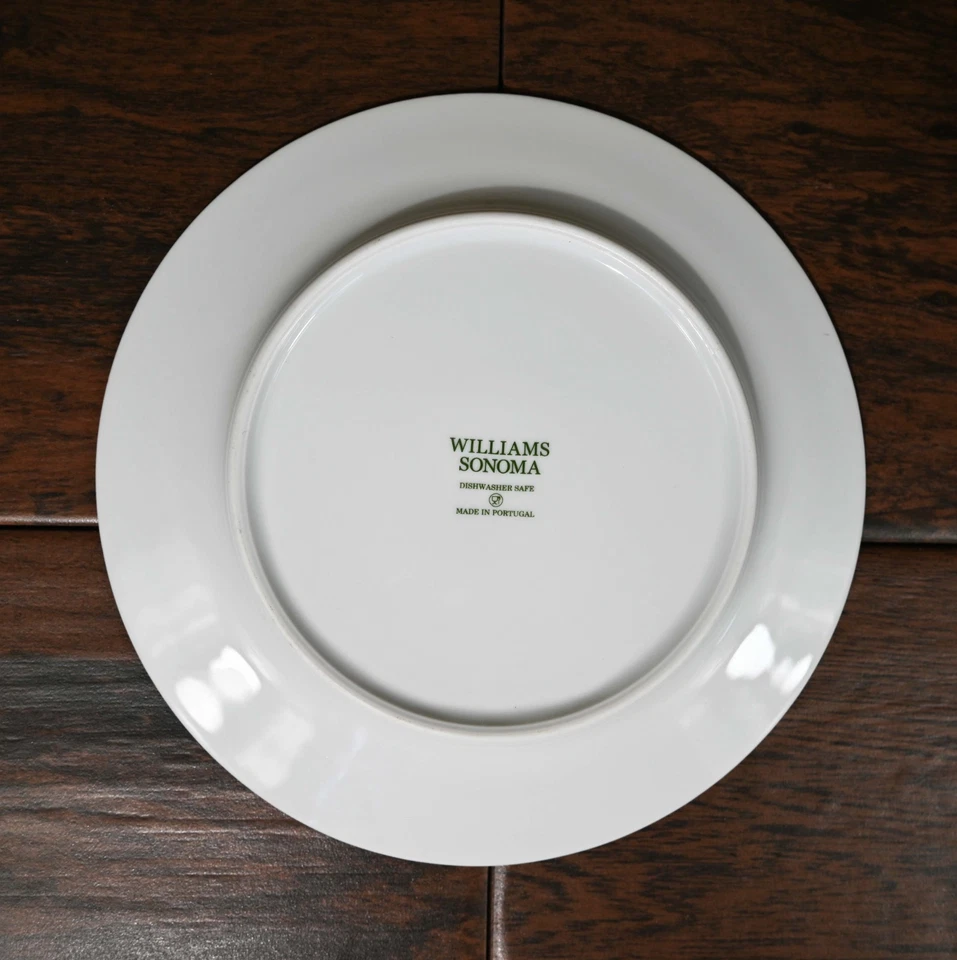 Williams Sonoma Jardín Ensalada Platos 8" Juego de 4 Pascua Nuevo Foto 3 de 4