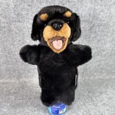 11  Demdaco Rottweiler puppet hand puppet dogs plush hand puppets puppy