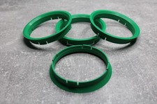 4x SET Zentrierringe Distanzringe 74,1 mm x 70,3 mm grün für Alufelgen