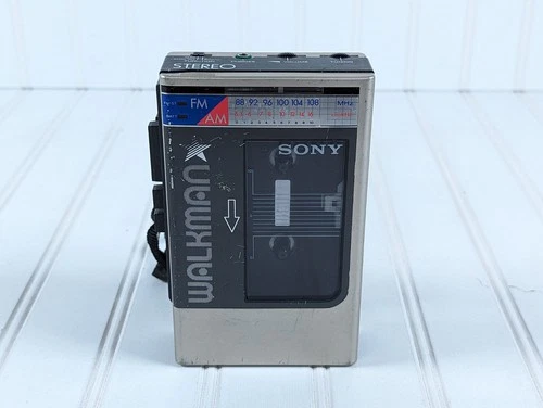 Sony Walkman Cassette Player FM/AM Radio WM-F8 Tested Working Vintage Free Ship