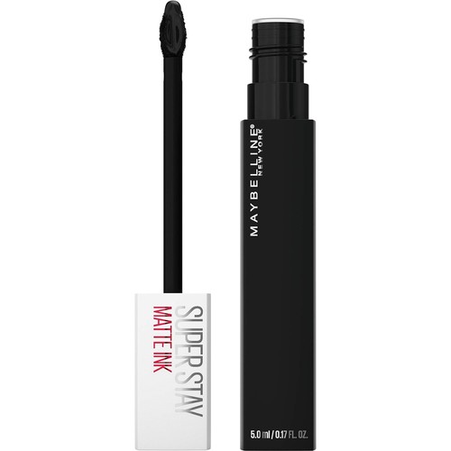 Maybelline SuperStay Rossetto Liquido Inchiostro Opaco, (Rossetto Nero Opaco) - Foto 1 di 1
