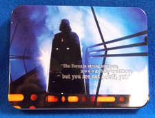 STAR WARS Darth Vader Tin-2 Decks of Playing Cards, Both Decks Sealed