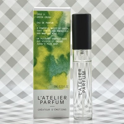 L'Atelier Parfum Opus 3 Green Crush EDP 0.33oz 10mL Travel Spray   BNIB   