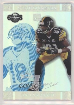 2007 Co-Signers Blue Changing Faces Hyper Silver 9/99 Dallas Baker Rookie RC e5r