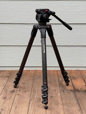 Manfrotto 536 MPRO Carbon Fiber Tripod  Manfrotto 503HDV Fluid Head Excellent