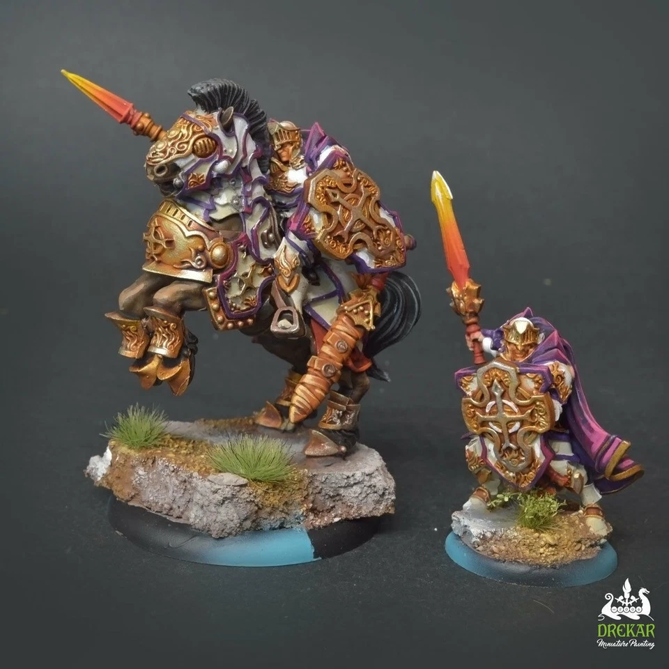 Champion of the Order of the Wall Protectorate Menoth  ** COMMISSION ** painting - Image 2 of 4