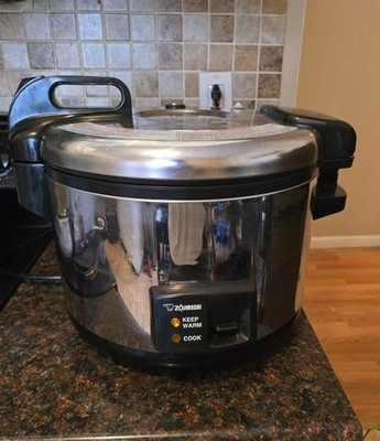 Zojirushi NYC-36 40 Cup /20 Cup Raw/ Electric Rice Cooker/ Warmer - 120V, 1300W