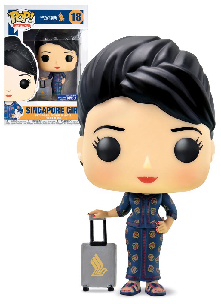 Funko Pop! Ad Icons #18 Singapore Girl - Krisshop Exclusive