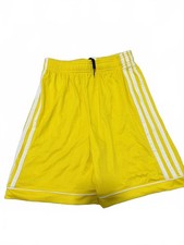 Adidas Boys Yellow unning Athletic Shorts Size Large 13/14