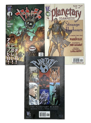 Planetary #2 & 4 & Reader Strange Harbours WildStorm Comics 1999 Lot of 3 VF/NM