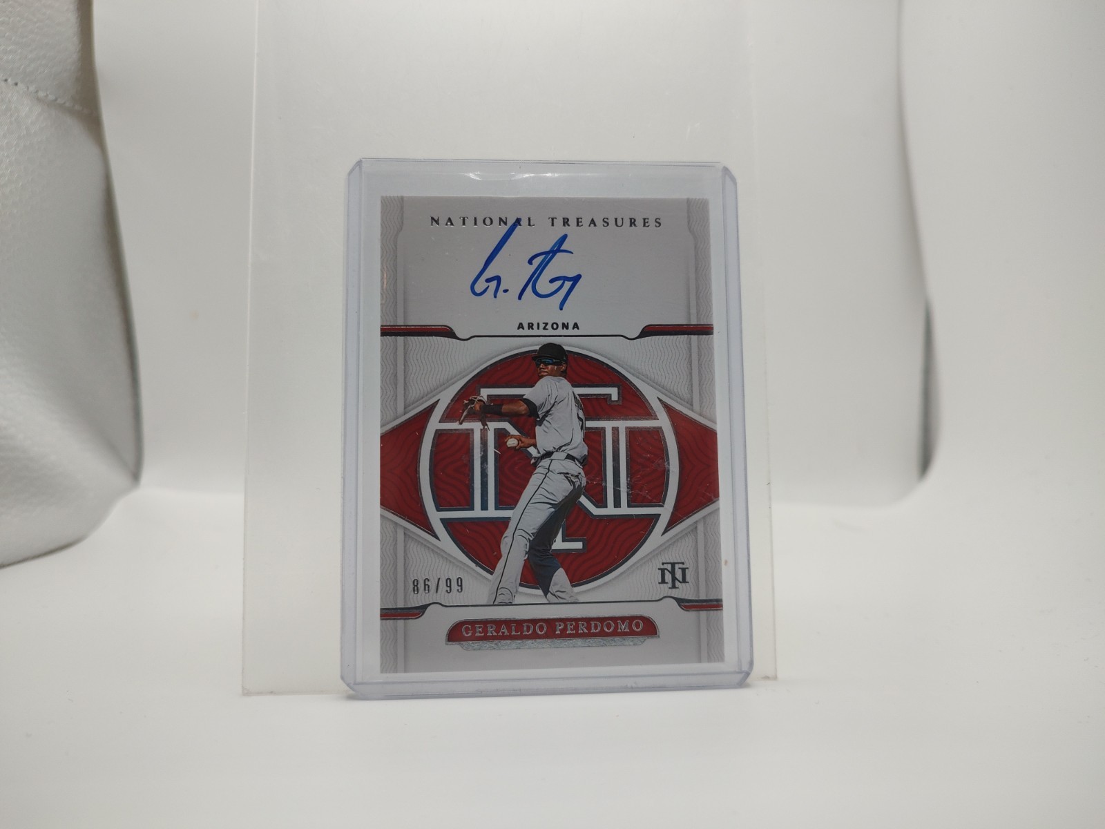 2022 Panini National Treasures Geraldo Perdomo Auto #S-GP /99