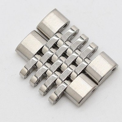GUCCI Original 2 Link 126.4 Herren Armbanduhr Gürtel Band Teile Silber...