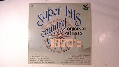 Super Hits Country 1970s LP Record Gusto Records Country 33 RPM