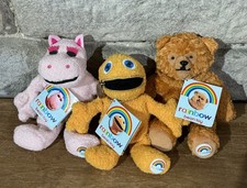 Rainbow Zippy George & Bungle Vintage 1972 Golden Bear Bean Toys Original Tags