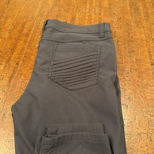 Prana Women’s 12 Gray Brenna Moto Skinny Pants Outdoor Hiking