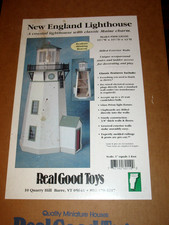 REAL GOOD TOYS NEW ENGLAND LIGHTHOUSE MM-LH100 MODEL KIT OPEN BOX