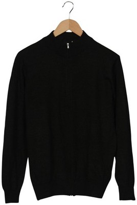 blue seven Strickjacke Herren Cardigan Jacke Gr. M Wolle Schwarz #5qzmimt