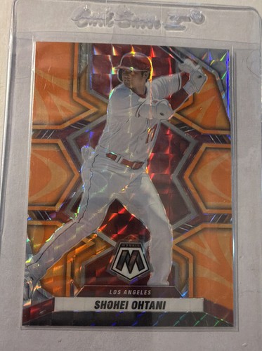 2022 Panini Mosaic - Shohei Ohtani #164 Reactive Orange Mosaic Prizm