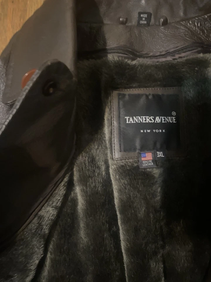 Jaqueta Tanners Avenue New York Masculina Couro Genuíno Marrom 3xl - Imagem 3 de 4