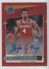2020 Donruss Rated Rookies Choice Red Signatures /99 Skylar Mays #248 Auto 11s9