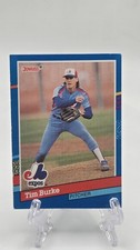 1991 Donruss - Tim Burke #125 Yellow Stripe on Right Border
