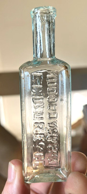 NICE AQUA SMALL KODOL DYSPEPSIA CURE E.C. DEWITT & CO. CHICAGO 1890'S ERA L@@K