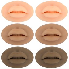 2pc Random Tattoo Fake Lips Tattoo Practice Lips 5D Silicone Lips