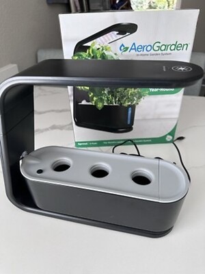AeroGarden Sprout Black Gray Indoor Hydroponic Garden One Size