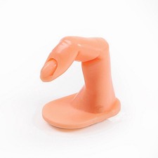 20 Pcs Silicone Nail Art Training Fingers Fake Nail Tip Hand for Manicure