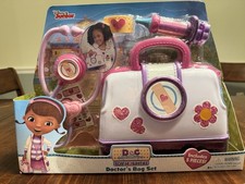 Doc McStuffins Toy Hospital Doctor Bag Set Disney Junior 5 Pc Medical Kit New