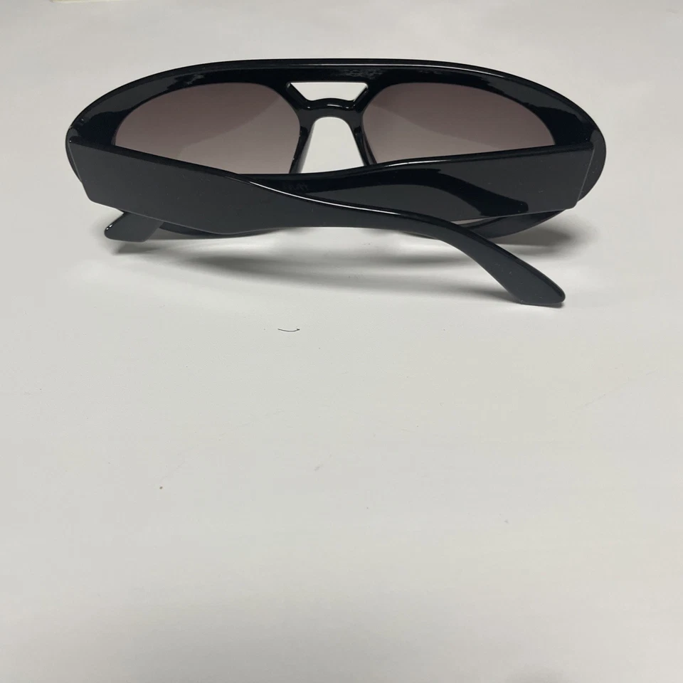 Vintage H&M Logo H&M 1253242 0 971389 Black Sunglasses Y2K China Collectible - Image 3 of 4