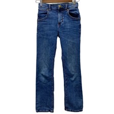 Wrangler Retro Slim Straight Jeans Boys 12 Slim Blue Denim Adjustable Waistband