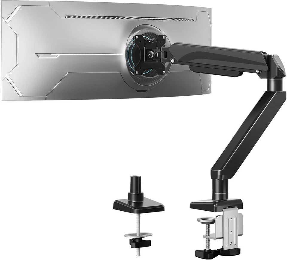Heavy Duty Monitor Arm for 22-42 Inch Screens Supports 33 lbs Desk Mount - Image 3 of 4
