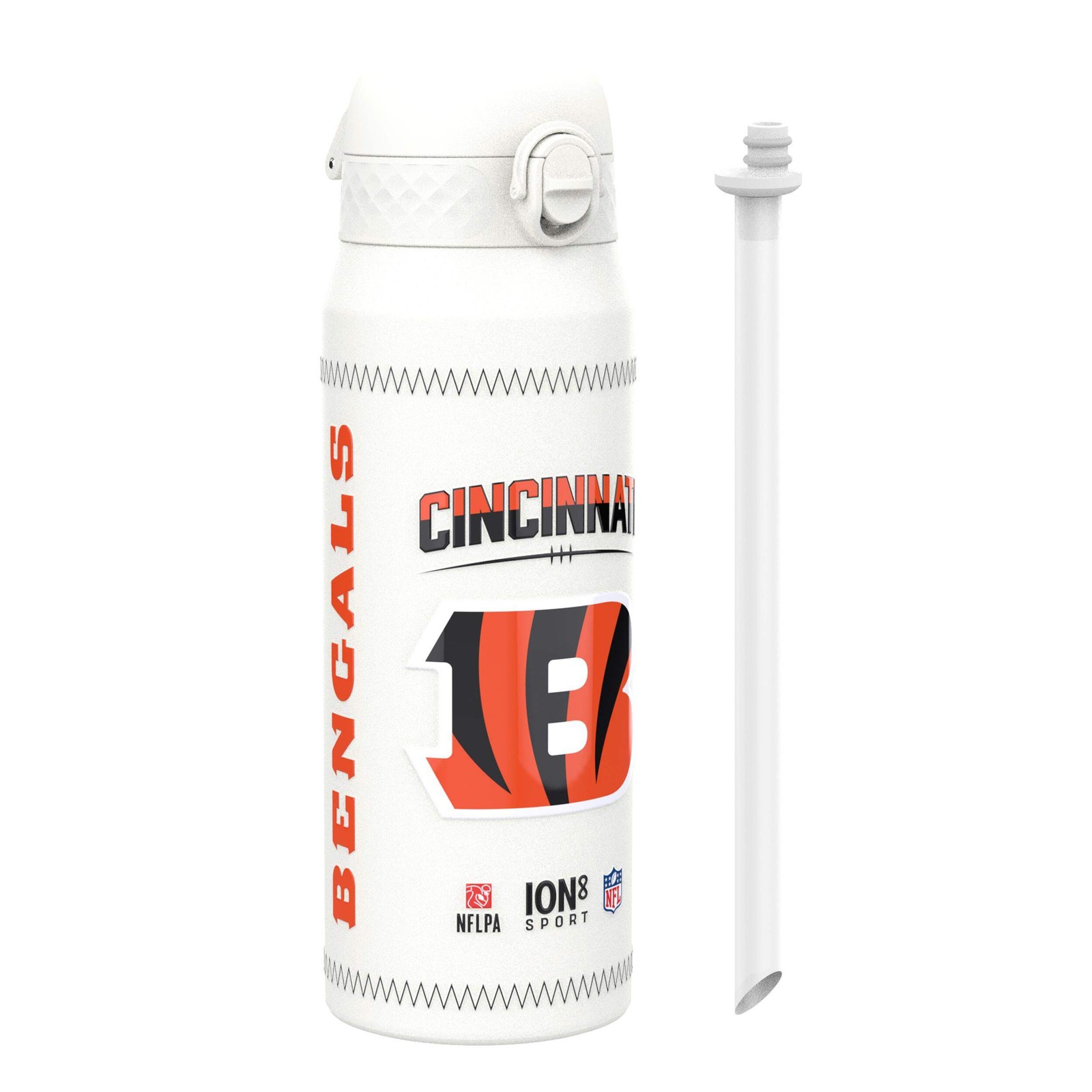 NFL x Ion8 Sports, Insulated Bottle, GameDay Series, Burrow Bengals, 750ml (24oz
