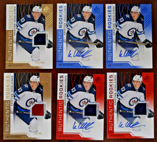 2018-19 SP Game Used Kristian Vesalainen auto(2), jersey auto(2), patch #/49 +1