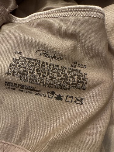 Playtex Women's 18 Hour Ultimate Lift & Support Wireless Bra 44DDD - Picture 8 of 12