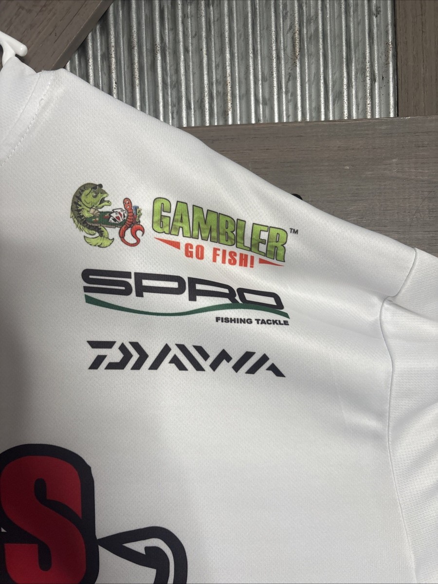 FLW Replica Fishing Jersey Bass Mafia Strike King Seaguar Daiwa GoPro Mens 4XL View 4