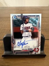 2021 Bowman Chrome #CPA-MS Malfrin Sosa Prospect Autographs Twins