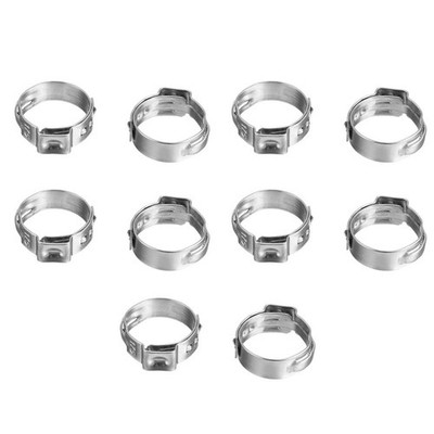 Stck Edelstahl -Klemmring Dimensionsänderung Schmales Design Schrittloses Design