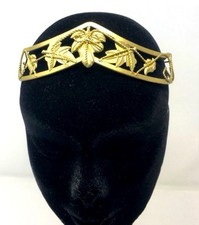 Cosplay Deluxe Gold Leaf Headpiece Medieval Tiara