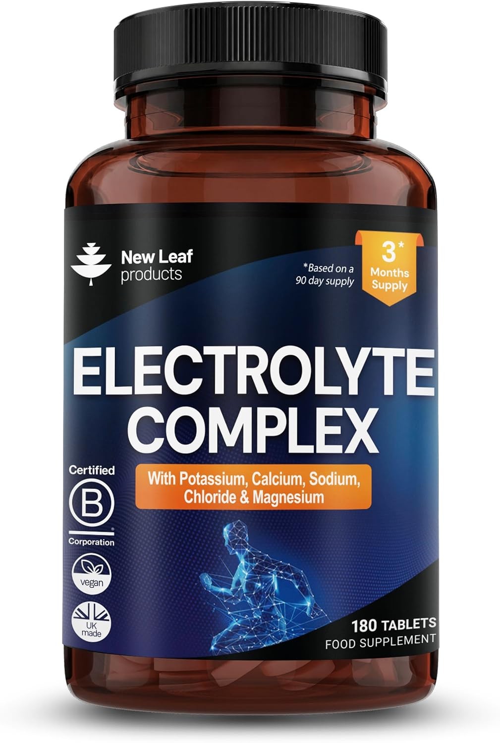 Electrolytes Complex 180 High Strength Electrolyte Tablets - Essential Minerals - Image 2