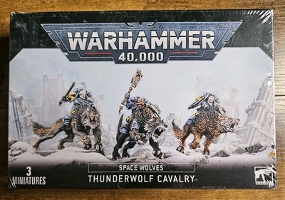 Games Workshop Warhammer 40k Space Wolves Thunderwolf Cavalry 53-09 99120101350