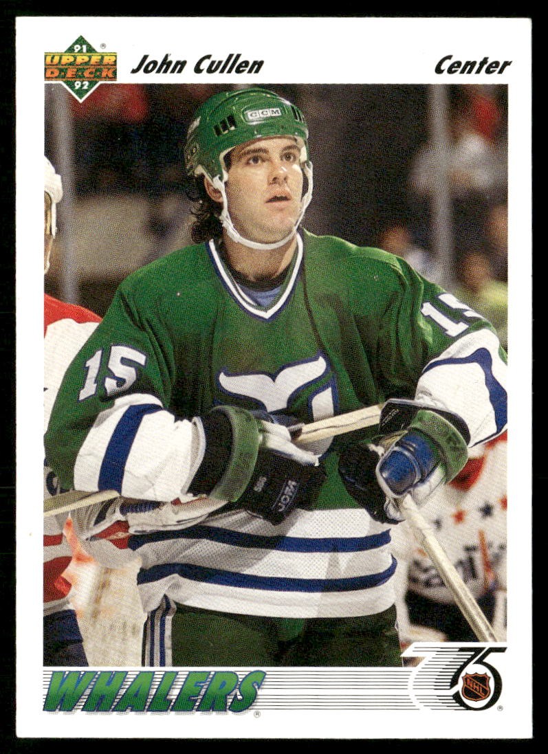 John Cullen 1991 Upper Deck French 235  Base LP