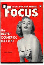 FOCUS MAGAZINE NOV. 1953.  ANITA EKBERG, MARIA STINGER, KENNEDY FAMILY.  F - VF