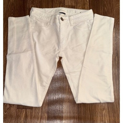 American Eagle Super Stretch Jegging Cream Off White Skinny Pants Size 0 Regular