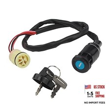 Ignition Switch Key Compatible with Hon-da ATV TRX350 TRX420 TRX450 Foreman