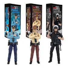 Set of 3 Ultimate Law Enforcement Action Figures [Police, State Trooper, SWAT]