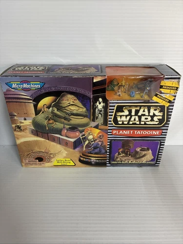 NEW Vintage 1996 Star Wars Micro Machines Planet TATOOINE Jabba The Hutts Prison